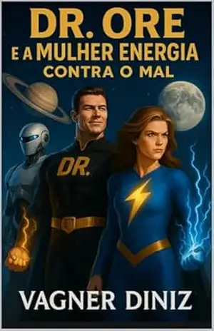Capa do livro Dr. Ore e a Mulher Energia: Contra o Mal (Dr. Ore (Dr. Minério) Livro 2) - Vagner  Diniz