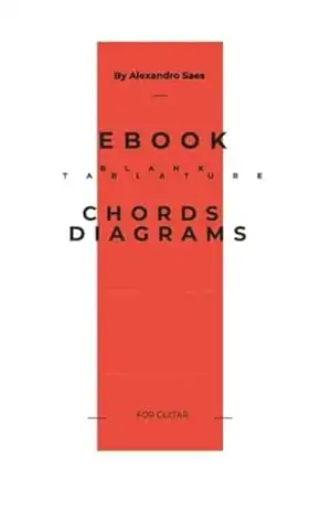 Capa do livro e–book–blank–tablature–vol02–chord–diagram–for–guitar - Alexandro Saes Alexandro Sgobb Saes