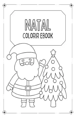 Capa do livro Ebook Colorir Natal - eduardo nascimento