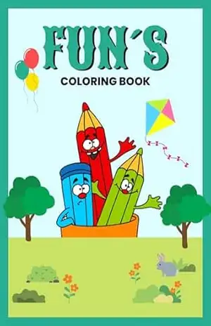 Capa do livro Ebook! Fun´s, Livro para Colorir Educacional, Divertido: Fun´s, Livro para Colorir, divirta–se e aprenda as cores e palavras. - Rian Dias R