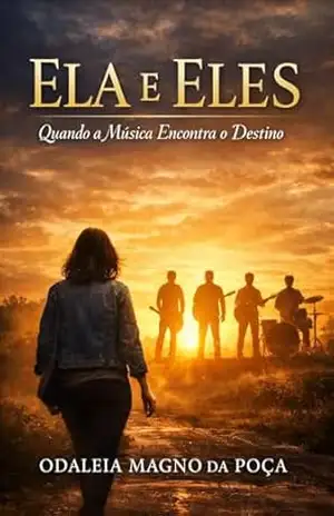 Capa do livro ELA E ELES: Quando a Música Encontra o Destino: Uma história real de encontros, sonhos e resistência em tempos difíceis - ODALEIA MAGNO DA POÇA