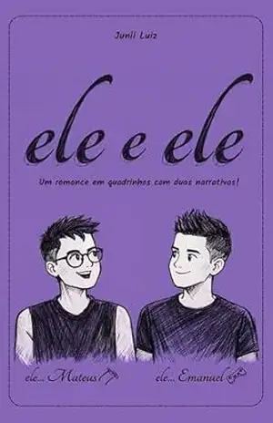 Capa do livro ele e ele - Junii Luiz