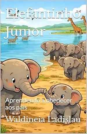 Capa do livro Elefantinho Júnior: Aprendendo a obedecer aos pais (Ensinando a criança a...) - Waldineia Ladislau