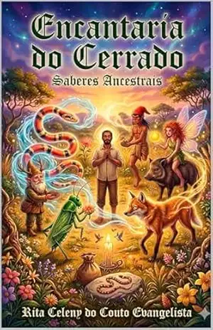 Capa do livro Encantaria do Cerrado: Saberes ancestrais - Rita Celeny do Couto Evangelista