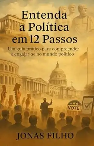 Capa do livro Entenda a Política em 12 passos: Um guia prático para compreender e engajar–se no mundo político - Jonas Filho
