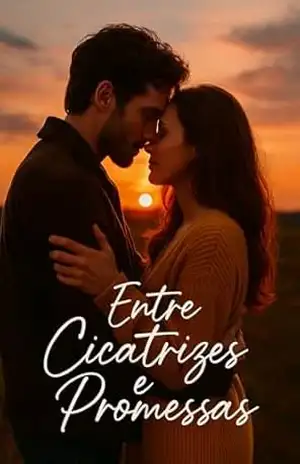 Capa do livro Entre cicatrizes e promessas. - Thatiane Carmo