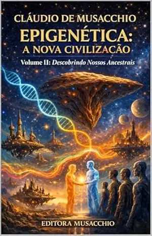 Capa do livro EPIGENÉTICA – A NOVA CIVILIZAÇÃO VOLUME II: Descobrindo Nossos Ancestrais – Vol II - CLÁUDIO DE MUSACCHIO