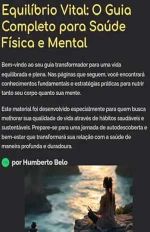 Equilíbrio Vital: O Guia Completo para Saúde Física e Mental – Humberto Belo