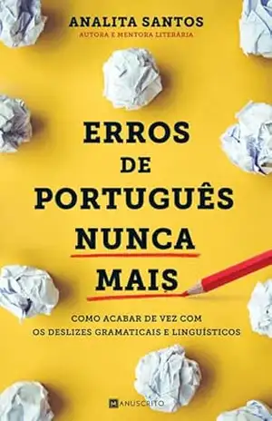 Capa do livro Erros de Português Nunca Mais - Analita Santos