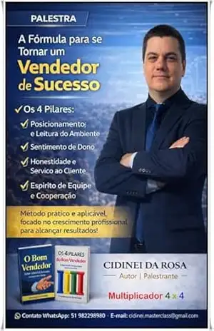 Capa do livro ESBOÇO PARA PALESTRA:: Multiplicador 4 X 4 – Ejetamento de Metas por meio de Divisões de Lucros - CIDINEI DA ROSA
