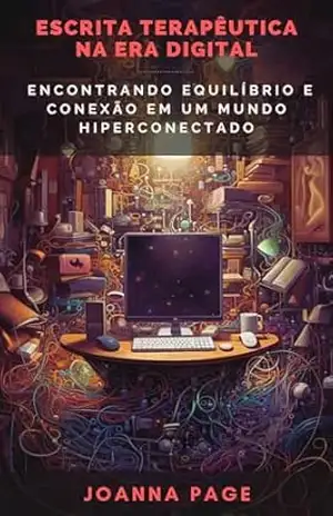 Capa do livro Escrita Terapêutica na Era Digital: Encontrando Equilíbrio e Conexão em um Mundo Hiperconectado (Cura pela Escrita) - Joanna Page