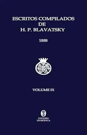 Capa do livro Escritos compilados de H. P. Blavatsky Vol. IX - Helena Blavatsky