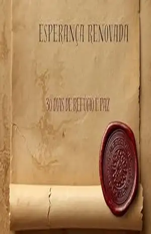 Capa do livro ESPERANÇA RENOVADA: 30 DIAS DE REFÚGIO E PAZ - PASSOS  DE FÉ