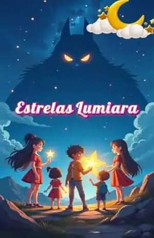 Capa do livro Estrelas Lumiara: Um reino mágico onde estrelas tem poderes especiais - L.P Freire