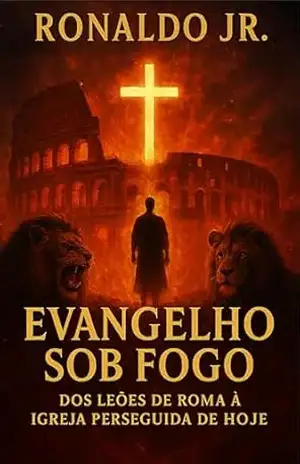 Capa do livro Evangelho Sob Fogo: Dos Leões de Roma à Igreja Perseguida de Hoje - Ronaldo Junior