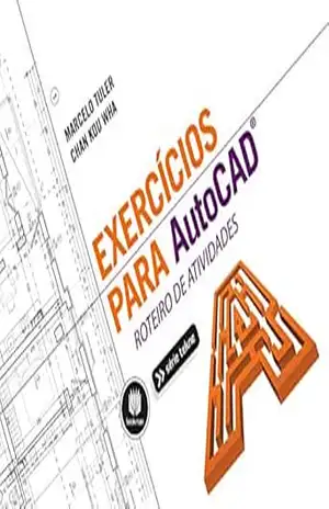 Capa do livro Exercícios para AutoCAD: Roteiro de Atividades (Tekne) - Marcelo Tuler