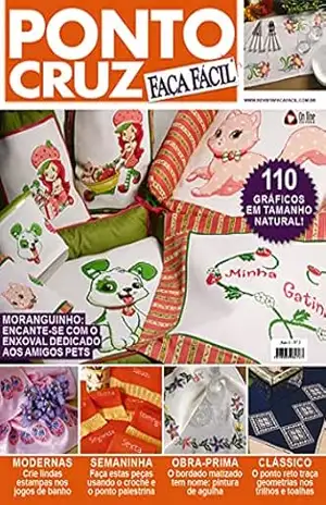 Capa do livro Faça Fácil Ponto Cruz: Edição 3 - Online Editora