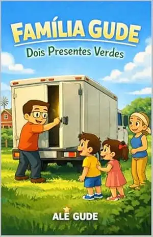 Capa do livro FAMÍLIA GUDE: DOIS PRESENTES VERDES - ALÊ GUDE