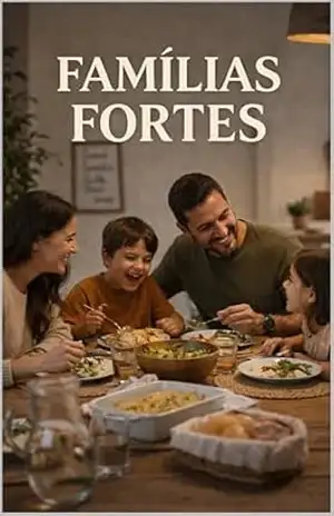 Capa do livro Famílias Fortes: Pequenos Hábitos Diários para um Casamento Forte, Filhos com Valores e um Lar Feliz - Carlos  Langkammer