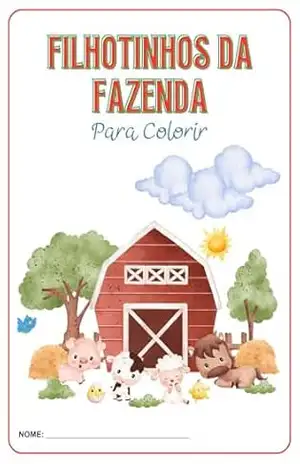 Filhotinhos da Fazenda Para Colorir – Andre Santos