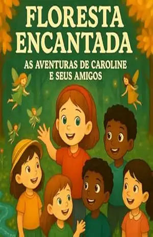 Capa do livro Floresta Encantada: As Aventuras de Caroline e Seus Amigos - Valdenbergue Pontes De Lira