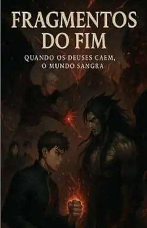 Capa do livro Fragmentos do Fim: Quando os deuses caem, o mundo sangra! - Alexandre  Hipolito