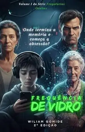 Capa do livro Frequência de Vidro: Até onde você iria para ouvir a voz de quem ama uma última vez? (Frequências Ocultas Livro 1) - Wiliam Gomide