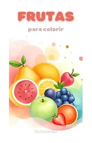 Capa do livro Frutas para Colorir by Sabatini - Rafa Sabatini
