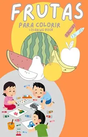 Frutas para colorir: Desenho de frutas para colorir - Micheli Barbosa  Barbosa