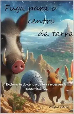 Fuga para o centro da terra: Exploração do centro da terra e desvendar seus mistérios. – Alípio Barão