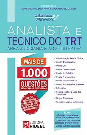 Gabaritado e Aprovado – Analista e Técnico do TRT – Geancarlos Lacerda Prata