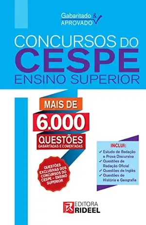 Gabaritado e Aprovado – Concursos do CESPE (Ensino Superior) – Vários