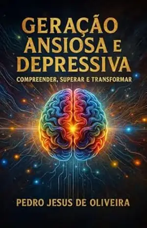 Capa do livro GERAÇÃO ANSIOSA E DEPRESSIVA: COMPREENDER, TRANSFORMAR E SUPERAR - PEDRO JESUS OLIVEIRA