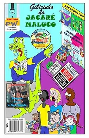 Capa do livro Gibizinho do Jacaré Maluco (Antiverso Comics Livro 3) - Possível Wanderson
