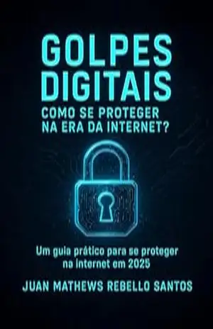 Capa do livro Golpes digitais: Como se proteger na era da internet - Juan Mathews Rebello Santos