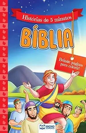 Capa do livro Histórias de 5 minutos Bíblia - Cristina Klein