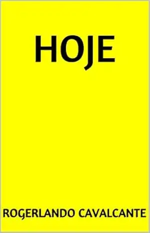 Capa do livro HOJE - Rogerlando Cavalcante