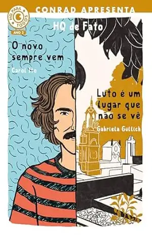 Capa do livro HQ de Fato – Luto é um lugar que não se vê e O Novo Sempre Vem - Gabriela Güllich