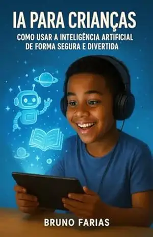 Capa do livro IA Para Crianças: Como Usar a Inteligência Artificial de Forma Segura e Divertida - Bruno Farias