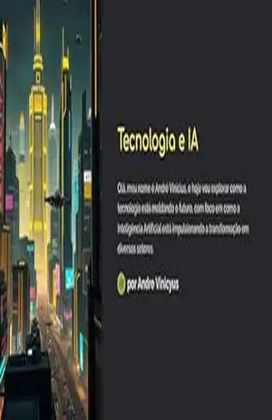 Inportância da Tecnologia e IA – ANDRE VINICYUS Inportância da Tecnologia e IA – ANDRE VINICYUS