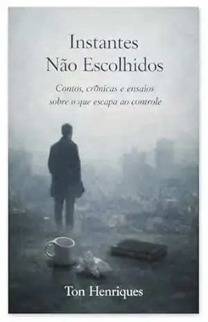 Capa do livro Instantes Não Escolhidos: Contos, crônicas e ensaios sobre o que escapa ao controle - Ton  Henriques