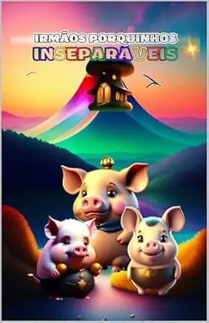 Capa do livro Irmãos Porquinhos Inseparáveis - Suzana Paranaguá