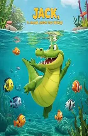 Capa do livro Jack, o jacaré amigo dos peixes – Volume 1 (Jack, O jacaré aventureiro) - Vinícius Mattos
