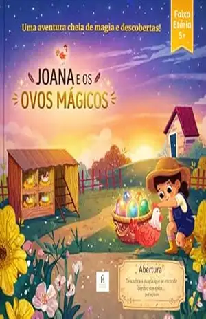 Joana e os Ovos Mágicos: A obra Joana e os Ovos Mágicos promove o desenvolvimento infantil integrando imaginação, inteligência emocional, raciocínio lógico e consciência ambiental. Idade 5 anos – FABRÍCIO ANDRADE