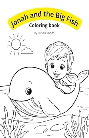 Capa do livro Jonah and the Big Fish - Evelin Lucindo