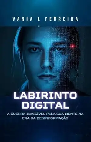 Capa do livro Labirinto Digital: A Guerra Invisível pela Sua Mente na Era da Desinformação - Vania  de Lourdes Ferreira