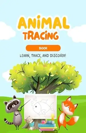 Learn, Trace, and Discover!: Animal Tracing Book – Olivia Rodrigues