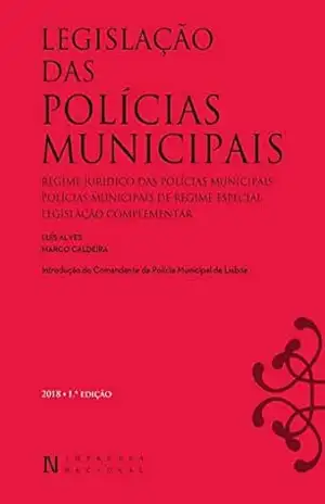Capa do livro Legislação das Polícias Municipais - INCM