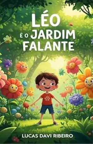 Capa do livro Léo e o Jardim Falante - LUCAS DAVI RIBEIRO VIEIRA PINHO