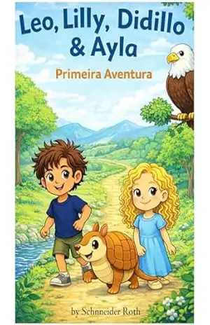 Leo, Lilly, Didillo & Ayla: Primeira Aventura: Uma história para colorir sobre amizade, natureza e imaginação – SCHNNEIDER  ROTH